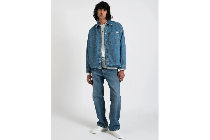 Calvin Klein Ανδρικό Denim Jacket Μπλε
