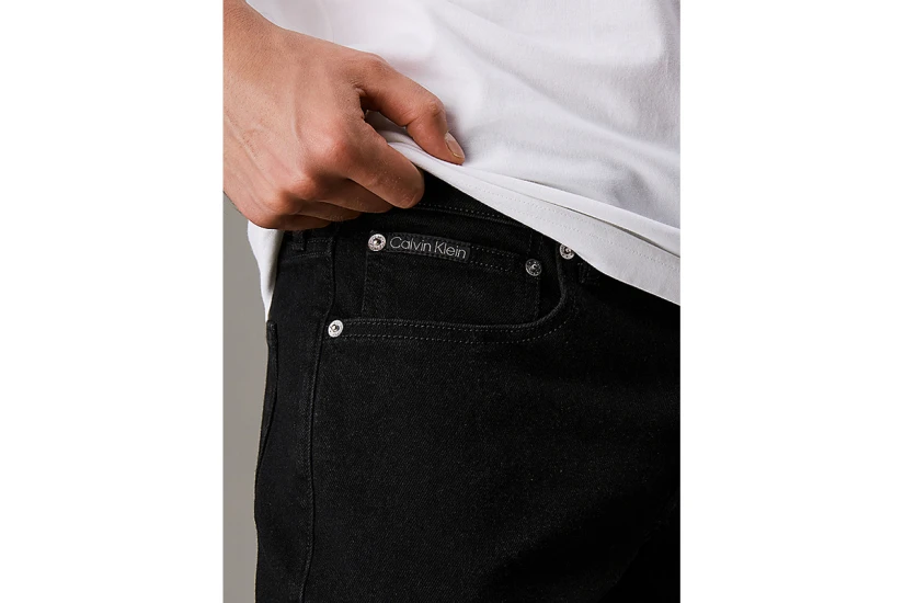 Calvin Klein Ανδρική Τζιν Βερμούδα Μαύρη