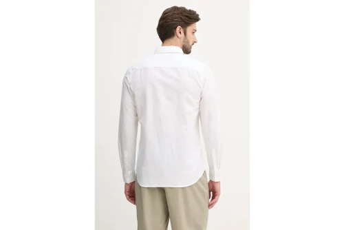 Calvin Klein Linen Cotton Πουκάμισο Μακρυμάνικο Ανδρικό (J30J327295 YAF)