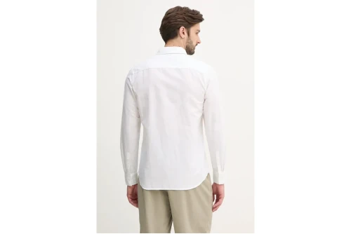 Calvin Klein Linen Cotton Πουκάμισο Μακρυμάνικο Ανδρικό (J30J327295 YAF)