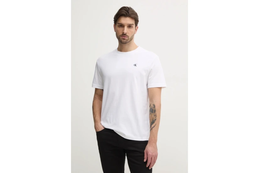 Calvin Klein Ανδρικό Κοντομάνικο T-Shirt Λευκό