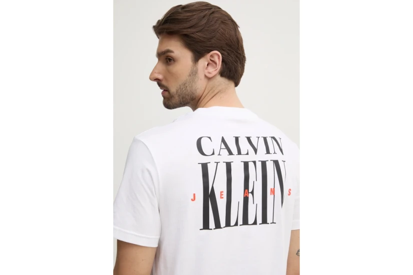 Calvin Klein Ανδρικό Κοντομάνικο T-Shirt Λευκό