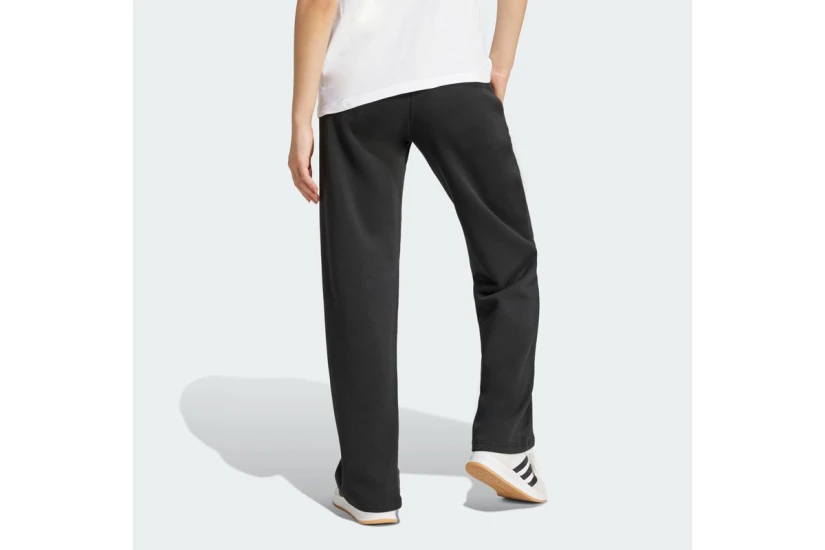 Adidas Essentials Feel Cozy Γυναικείο Παντελόνι Φόρμας Μαύρο