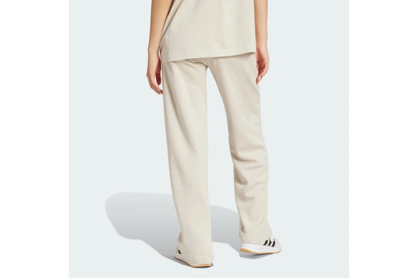 Adidas Essentials Feel Cozy Γυναικείο Παντελόνι Φόρμας Μπεζ