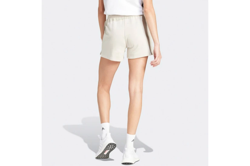Adidas Performance Essentials Small Logo Feel Cozy Γυναικείο Αθλητικό Σορτς Μπεζ