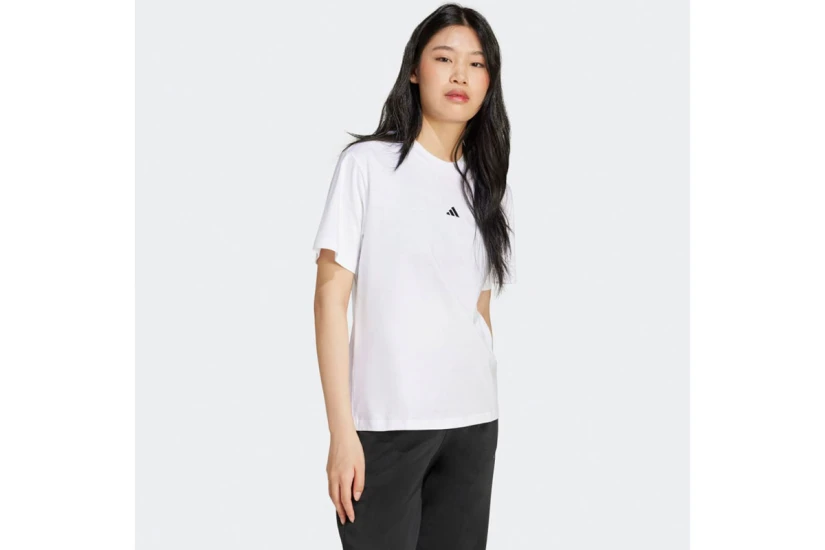 Adidas Performance Essentials Small Logo Γυναικείο Κοντομάνικο T-Shirt Λευκό