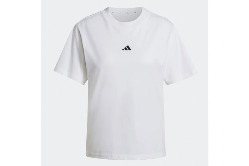 Adidas Performance Essentials Small Logo Γυναικείο Κοντομάνικο T-Shirt Λευκό