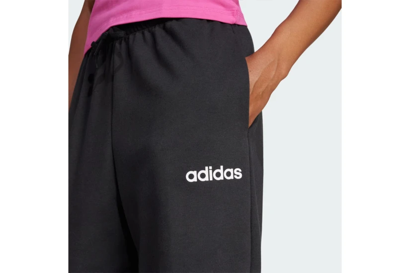 Adidas Essentials Linear Γυναικείο Παντελόνι Φόρμας Μαύρο