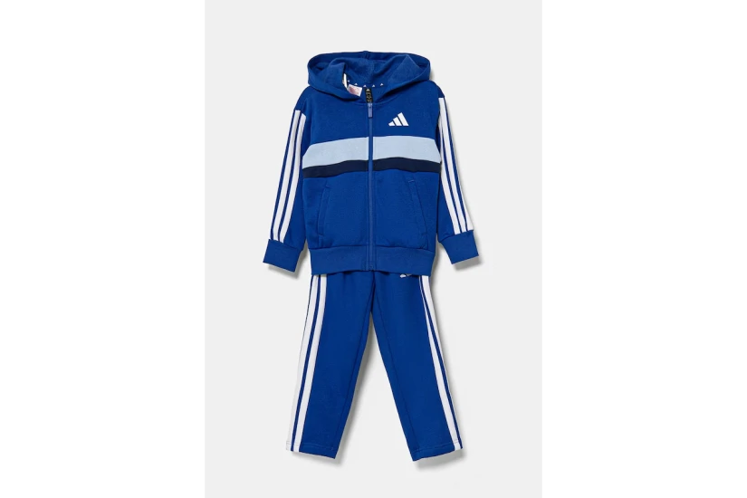 Adidas Performance Sportswear 3-Stripes Παιδικό Σετ Ζακέτα με Κουκούλα - Παντελόνι Φόρμας