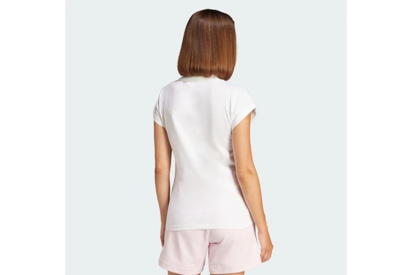 Adidas Performance Essentials Linear Κοντομάνικο T-Shirt Λευκό