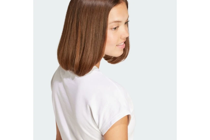 Adidas Performance Essentials Linear Κοντομάνικο T-Shirt Λευκό
