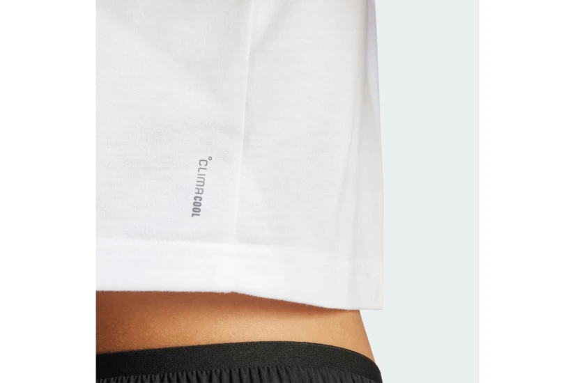 Adidas Train Essentials Boxy Γυναικείο Κοντομάνικο T-Shirt Λευκό