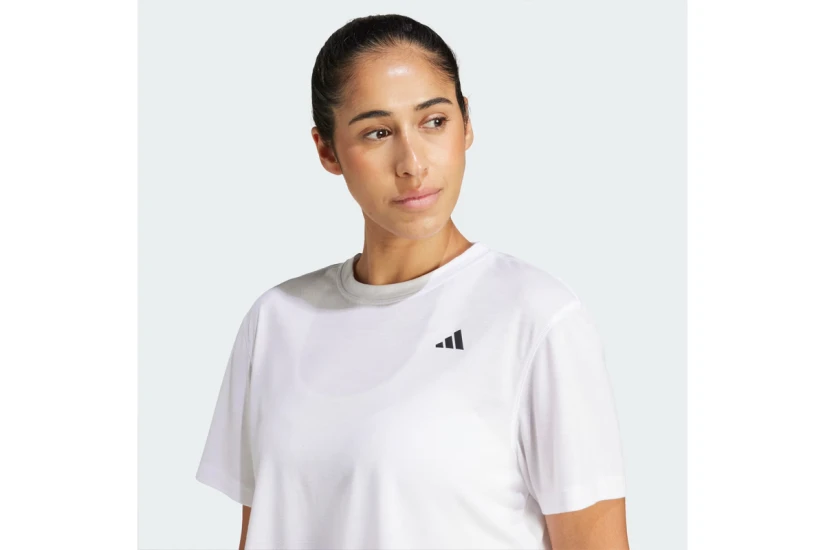 Adidas Train Essentials Boxy Γυναικείο Κοντομάνικο T-Shirt Λευκό