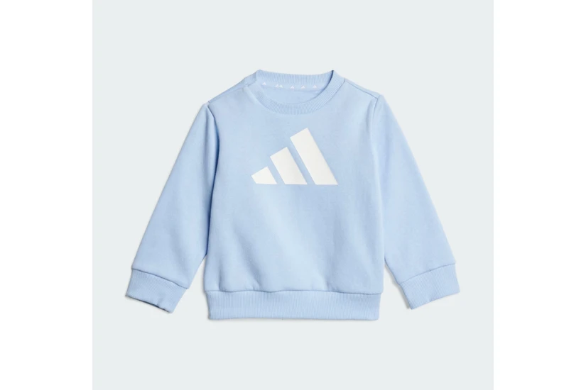Adidas Performance Essentials Βρεφικό - Παιδικό Σετ Μακρυμάνικη Μπλούζα - Παντελόνι Φόρμας 