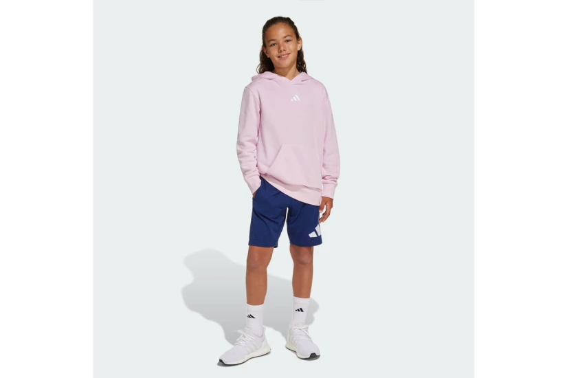 Adidas Performance Essentials Παιδικό Φούτερ με Κουκούλα Ροζ