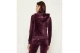 Juicy Couture Classic Velour Robertson Γυναικεία Ζακέτα Βελουτέ με Κουκούλα 