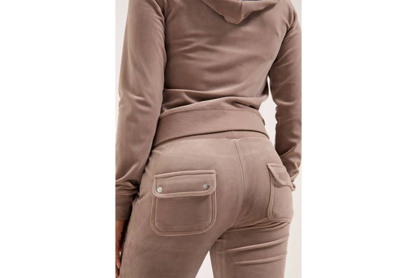 Juicy Couture Tawny Port Classic Velour Del Ray Γυναικείο Παντελόνι Φόρμας