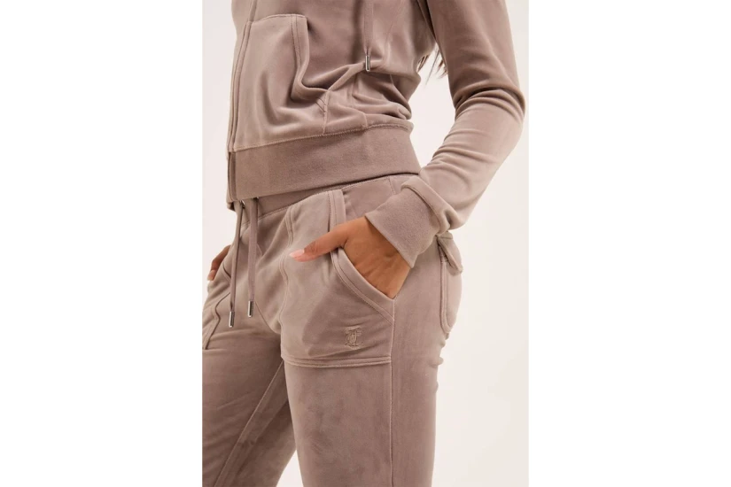 Juicy Couture Tawny Port Classic Velour Del Ray Γυναικείο Παντελόνι Φόρμας