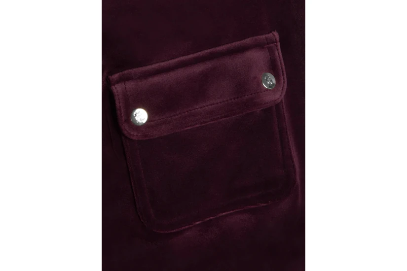 Juicy Couture Tawny Port Classic Velour Del Ray Γυναικείο Παντελόνι Φόρμας