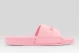 Juicy Couture Logo Embossed Sliders Γυναικείες Παντόφλες Ροζ