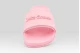 Juicy Couture Logo Embossed Sliders Γυναικείες Παντόφλες Ροζ