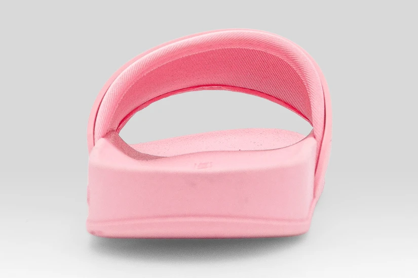 Juicy Couture Logo Embossed Sliders Γυναικείες Παντόφλες Ροζ