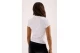 Juicy Couture Jeans Black Washed Longline Γυναικείο Κοντομάνικο T-Shirt Λευκό