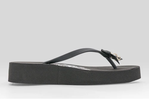Juicy Couture Heritage Crest Wedge Σαγιονάρες (JCFSAN126001 101)