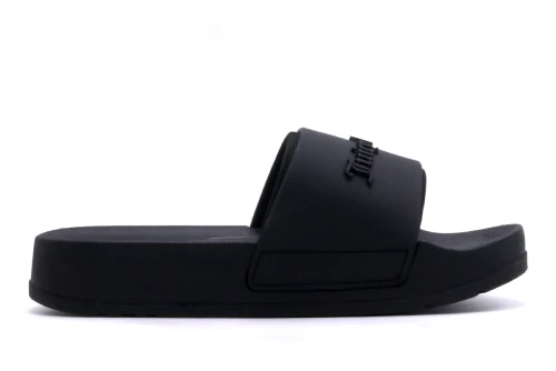 Juicy Couture Stacked Embossed Sliders Παντόφλες (JCFYL128006 101)