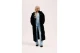 Juicy Couture Velour Longline Γυναικείο Μπουφάν Puffer Μαύρο