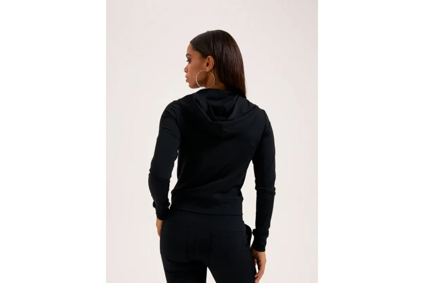 Juicy Couture Peached Active Fitted Γυναικεία Ζακέτα Μαύρη