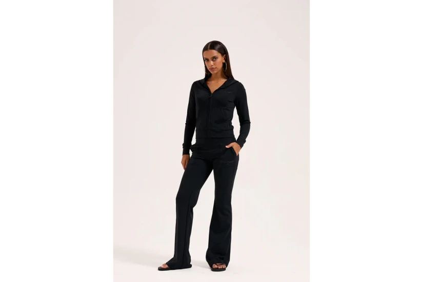 Juicy Couture Peached Active Low Rise Γυναικείο Παντελόνι Φόρμας Μαύρο