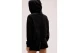 Juicy Couture Madison Diamante Γυναικεία Ζακέτα με Κουκούλα Βελουτέ Μαύρη