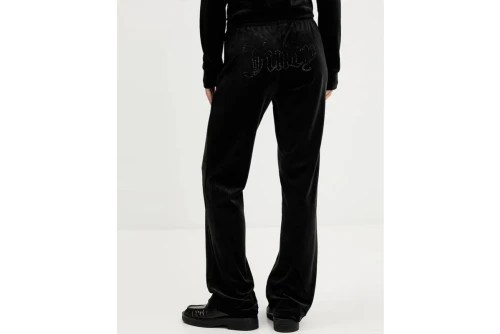 Juicy Couture Tina Velour Outline Diamante Παντελόνι Φόρμας Γυναικείο (JCWBJ126327 101)