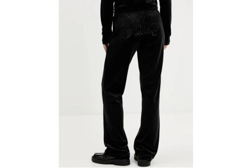 Juicy Couture Tina Velour Outline Diamante Παντελόνι Φόρμας Γυναικείο (JCWBJ126327 101)