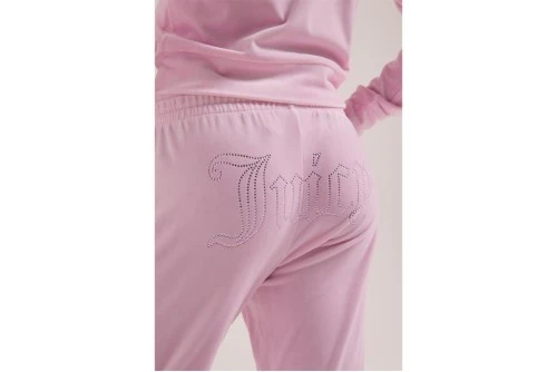 Juicy Couture Tina Velour Outline Diamante Παντελόνι Φόρμας Γυναικείο (JCWBJ126327 381)