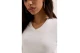 Juicy Couture Capped V-Neck Γυναικείο Κοντομάνικο T-Shirt Εκρού