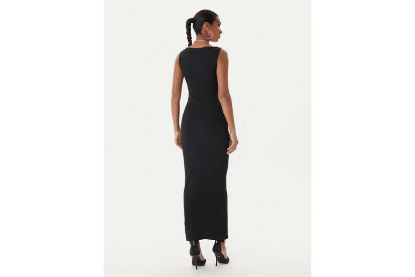 Juicy Couture Canyon Boatneck Γυναικείο Φόρεμα Maxi Μαύρο