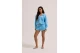 Juicy Couture Tamia Velour Outline Diamante Γυναικείο Αθλητικό Σορτς Γαλάζιο