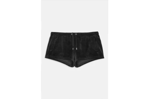 Juicy Couture Jersey Roll Down Diamante Σορτς Αθλητικό Γυναικείο (JCWHS126307 101)