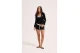 Juicy Couture Applique Terry Booty Γυναικείο Αθλητικό Σορτς Μαύρο, Λευκό
