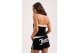 Juicy Couture Applique Terry Boob Tube Top Γυναικείο Αμάνικο Μπλουζάκι Μαύρο, Λευκό