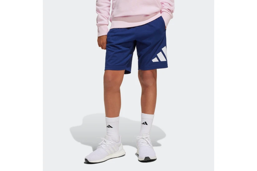 Adidas Performance Essentials Big Logo Αθλητική Βερμούδα Μπλε