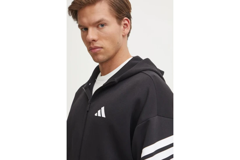 Adidas Future Icon 3-Stripes Ανδρική Πολυεστερική Ζακέτα με Κουκούλα
