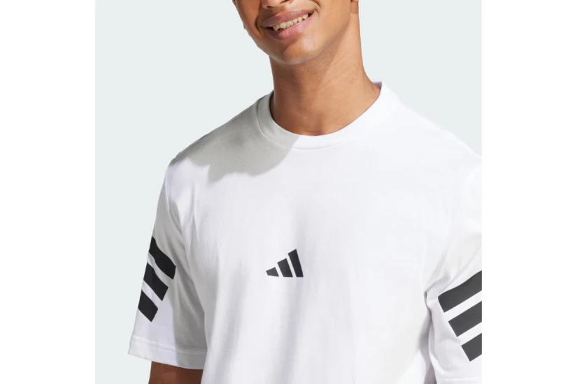 Adidas Performance Future Icons 3-Stripes Ανδρικό Κοντομάνικο T-Shirt Λευκό, Μαύρο