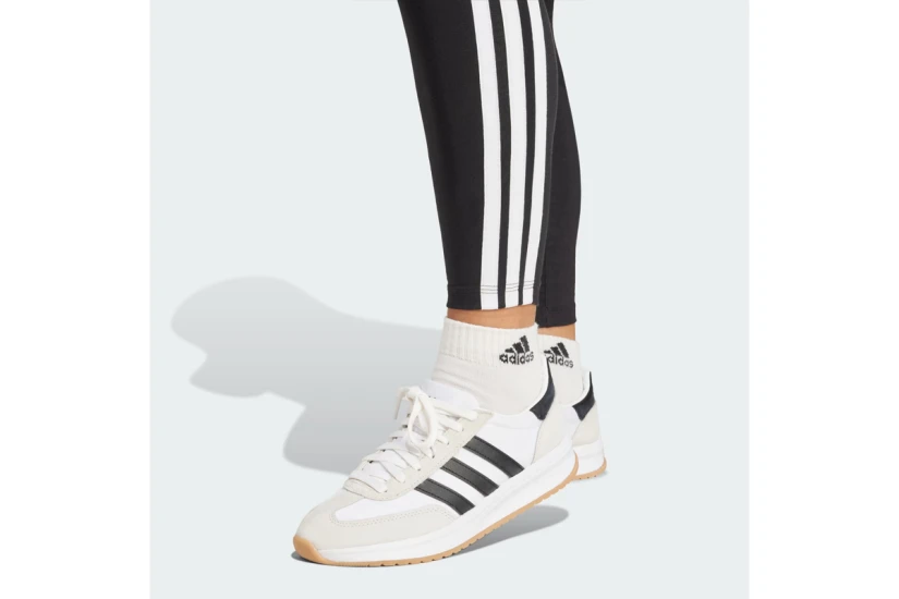 Adidas Essentials 3-Stripes Γυναικείο Μακρύ Κολάν Μαύρο, Λευκό