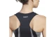 Adidas Techfit Colorblock Γυναικεία Αμάνικη Μπλούζα Μαύρη, Γκρι