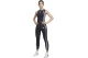 Adidas Techfit Colorblock Γυναικεία Αμάνικη Μπλούζα Μαύρη, Γκρι