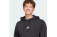 Adidas Essentials Feelcozy Ανδρικό Φούτερ με Κουκούλα Μαύρο
