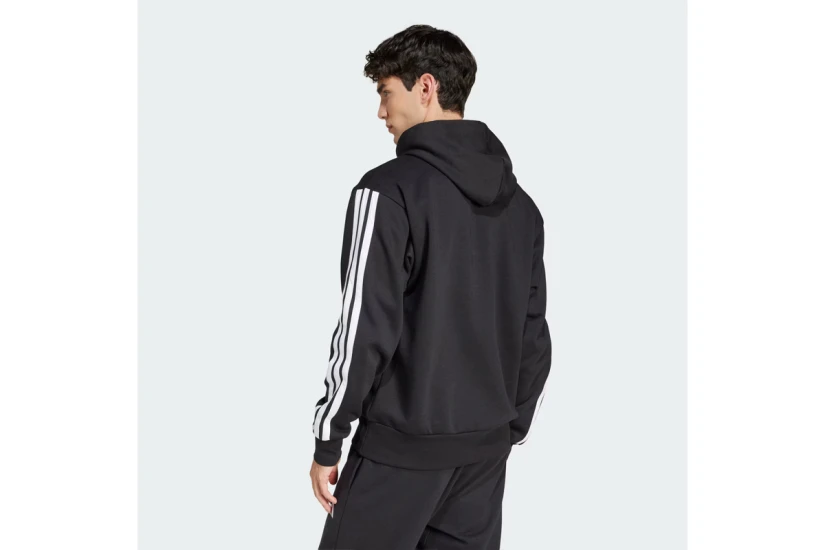 Adidas Performance Essentials 3-Stripes Fleece Ανδρικό Φούτερ με Κουκούλα